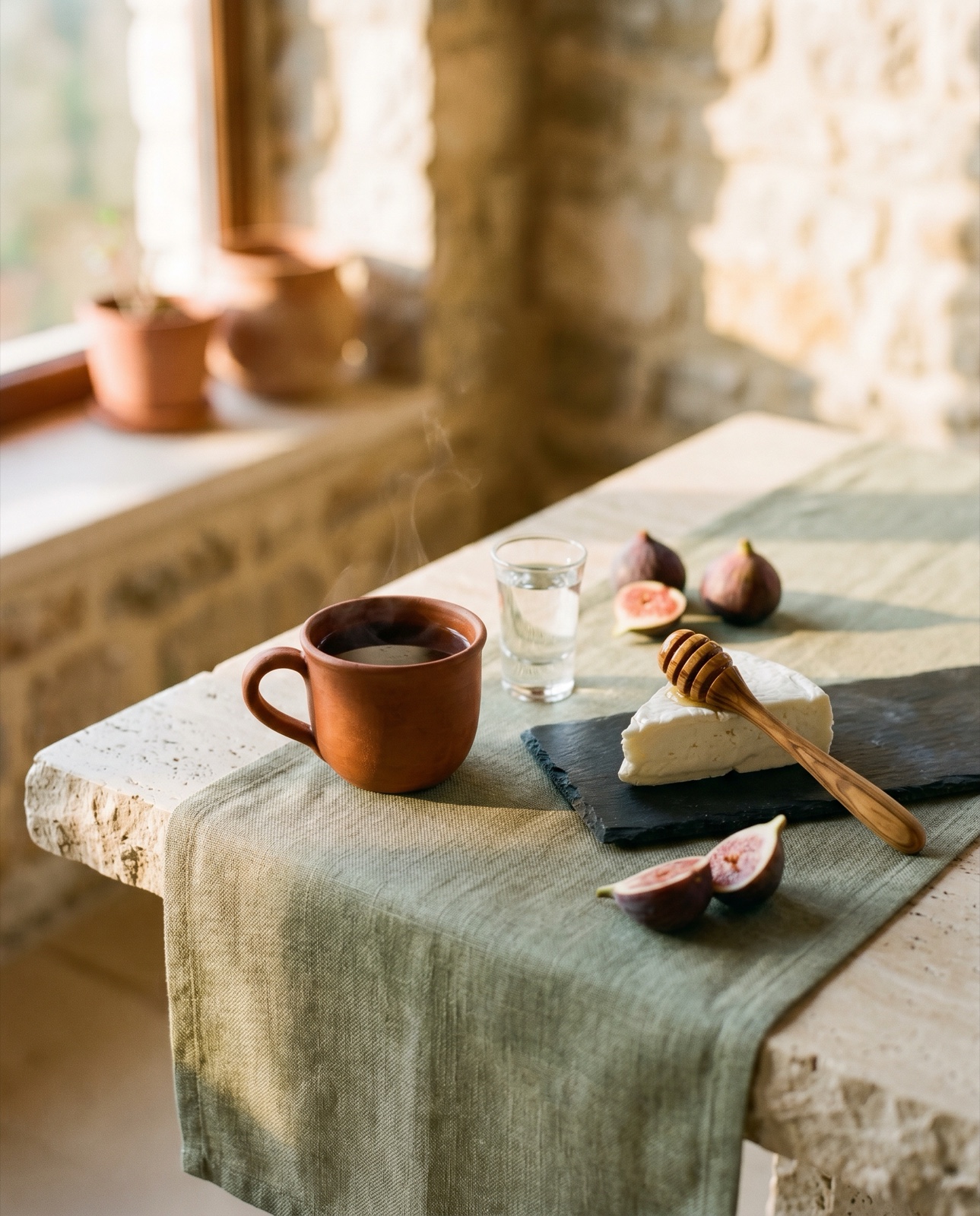 A traditional Albanian welcome tableau — preview of About Us