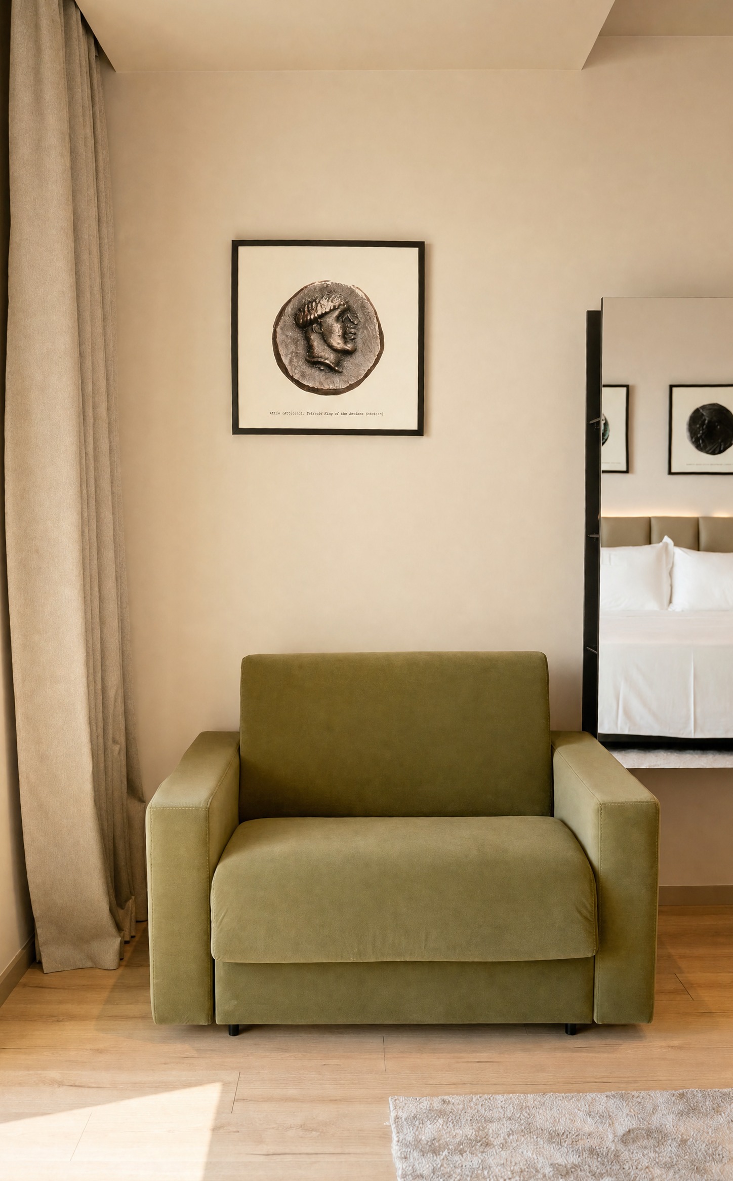 Deluxe Room — framed artwork close-up