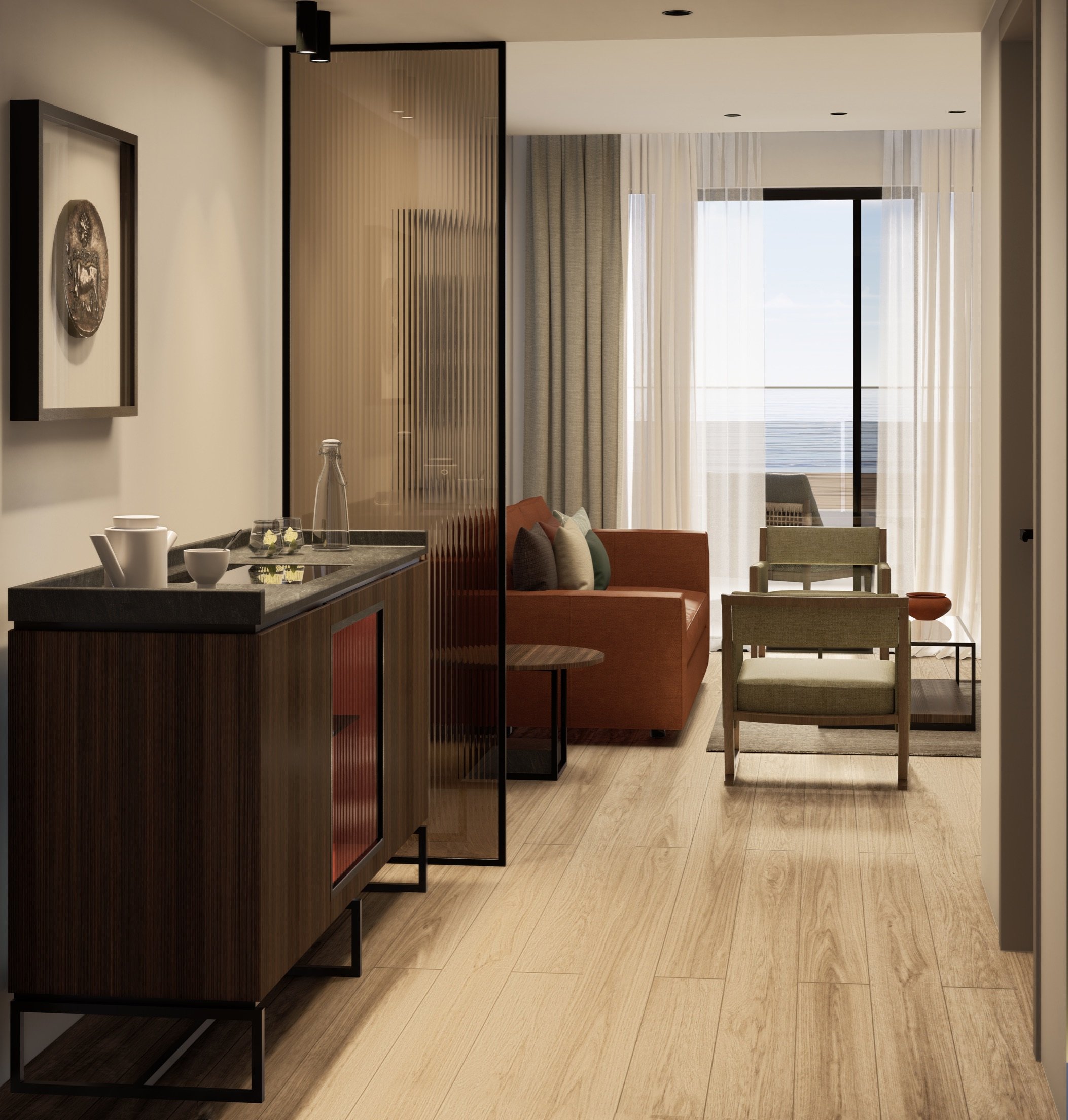 Signature Suite — bedroom view