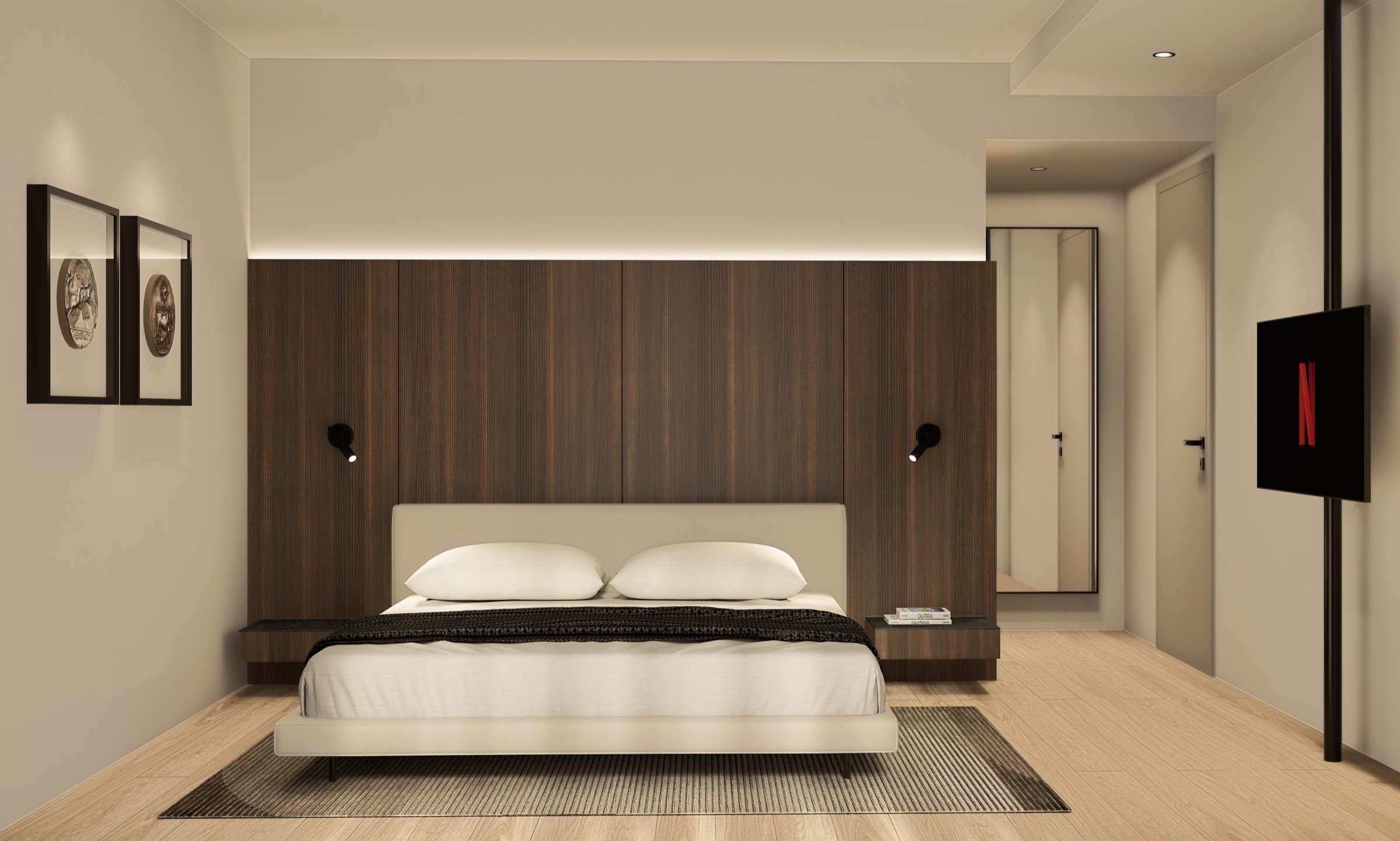 Presidential Suite — primary bedroom
