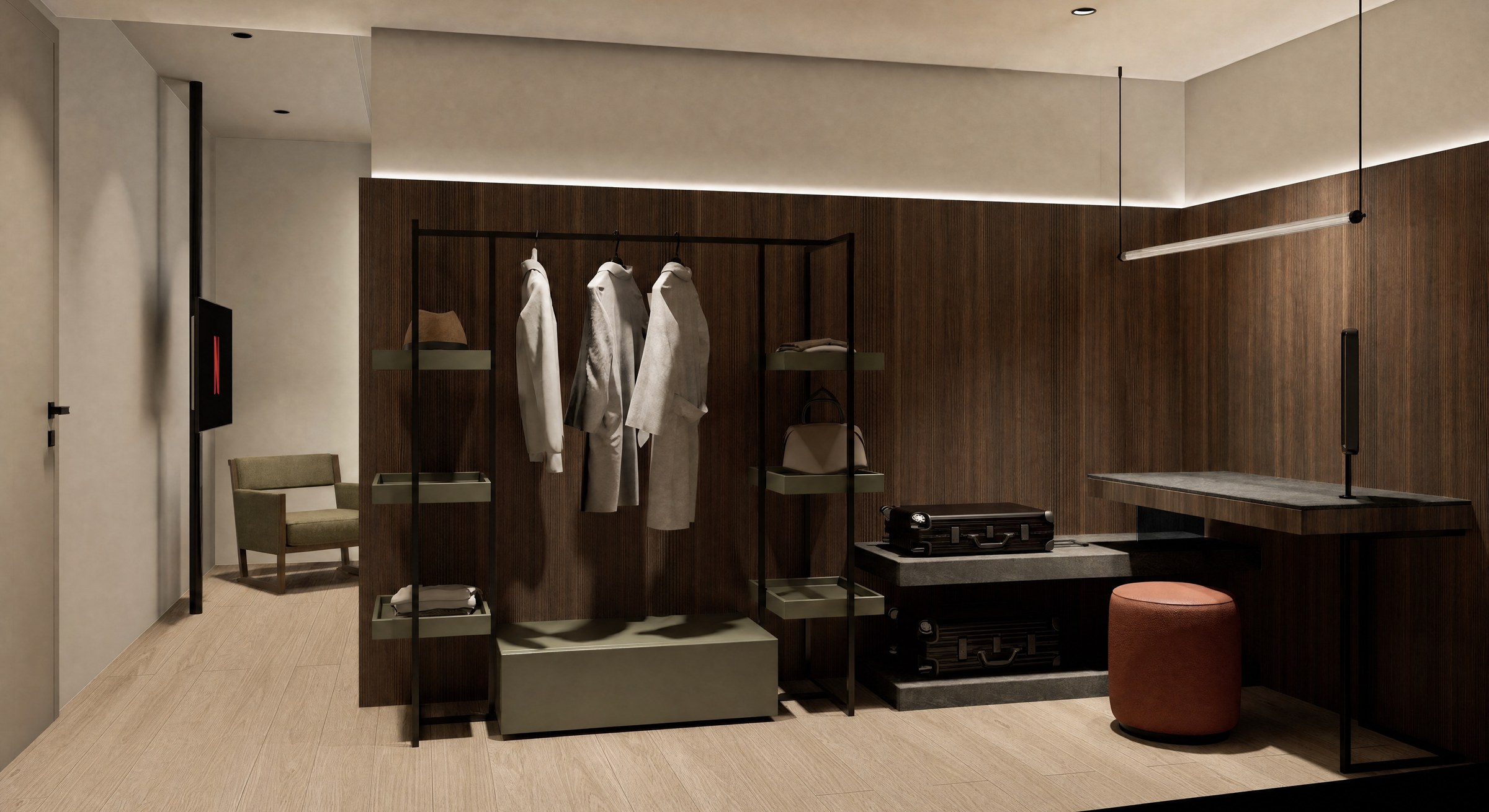 Presidential Suite — living area